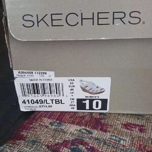 Skechers Blue Sandals with Stylish Comfort
